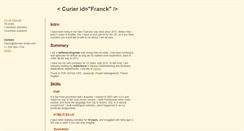 Desktop Screenshot of curier.org